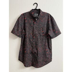 RSVLTS Marvel Spiderman Miles Morales City Slinger After Dark Shirt L Black Red